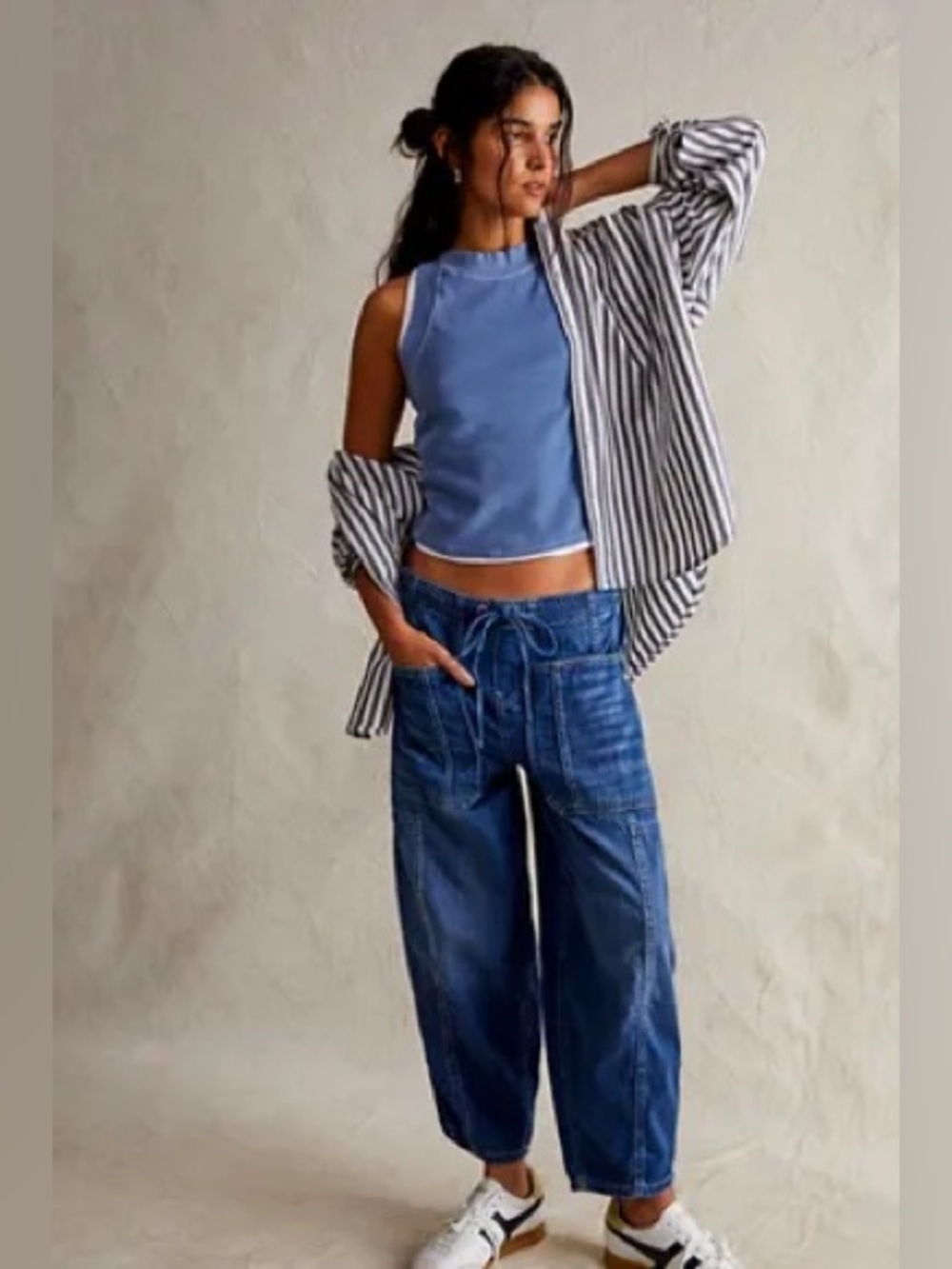 We The Free Silverton Pull-On Barrel Jeans